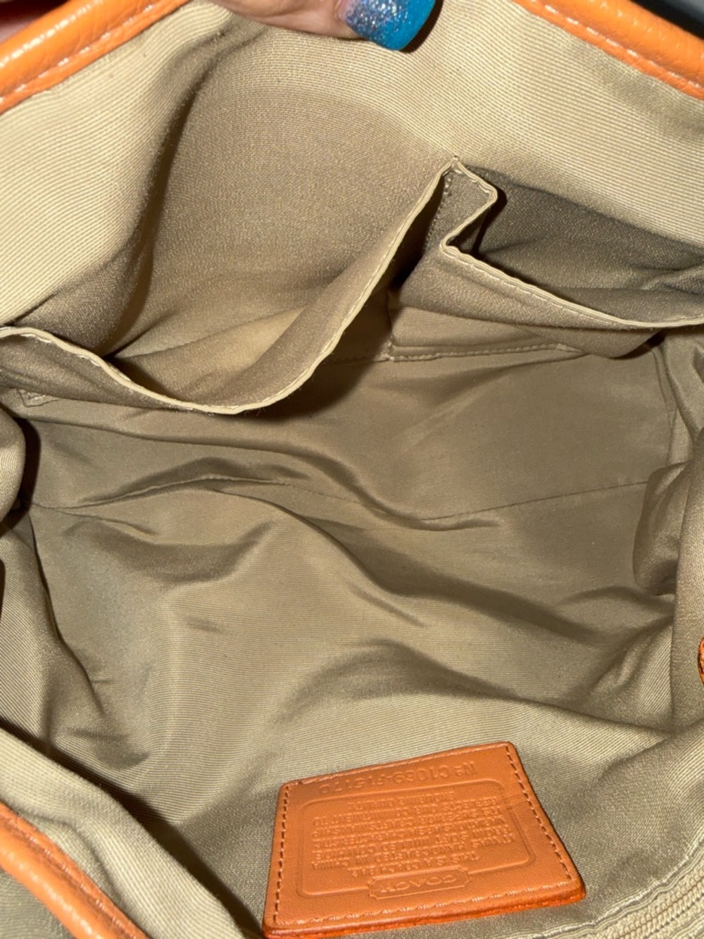 Coach Legacy Vintage Camel Turn Lock Saddle Shoulder Bag - Picture 12 of 12